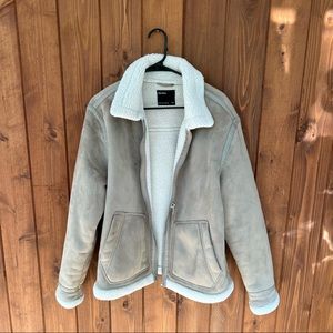 ASOS Bershka Tan Outerwear Jacket (L)